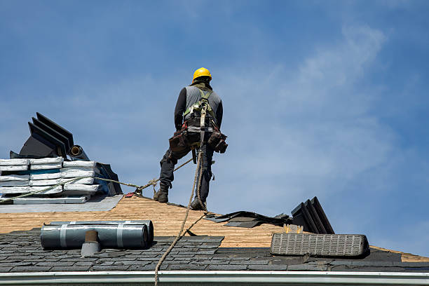 Professional Gutter Installation technician working in Crossville, TN